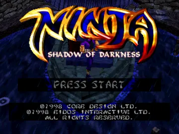 Ninja - Shadow of Darkness (US) screen shot title